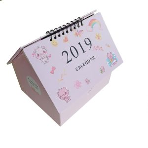 wholesale promotional cheap tent shutterfly stand up office desk calendar printing online