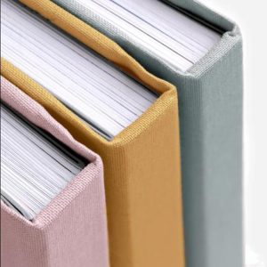 cloth covered book