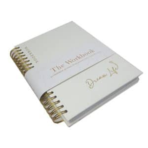 fabric linen cover book with Coil binding