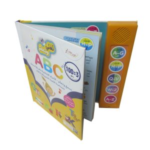 push button suound book printing service in China