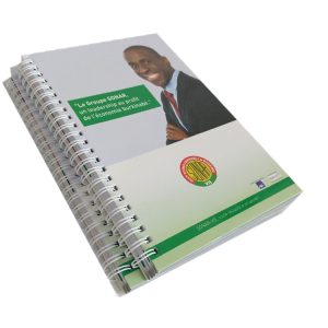 spiral notebook with logo