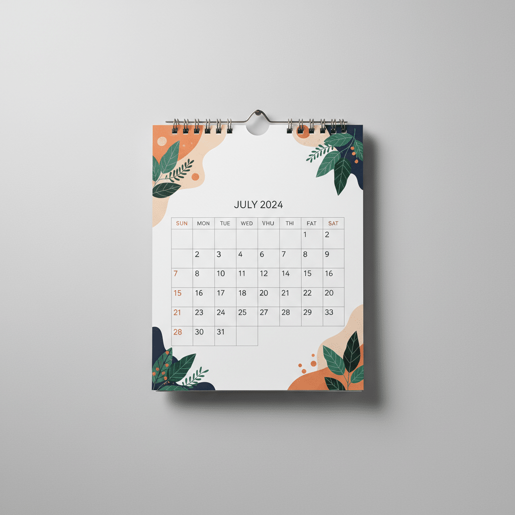 Calendar printing